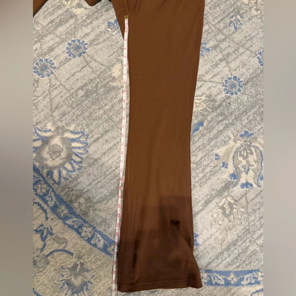 Lululemon Groove Super-High-Rise Flared Pant *Nulu Roasted Brown - Picture 8 of 14